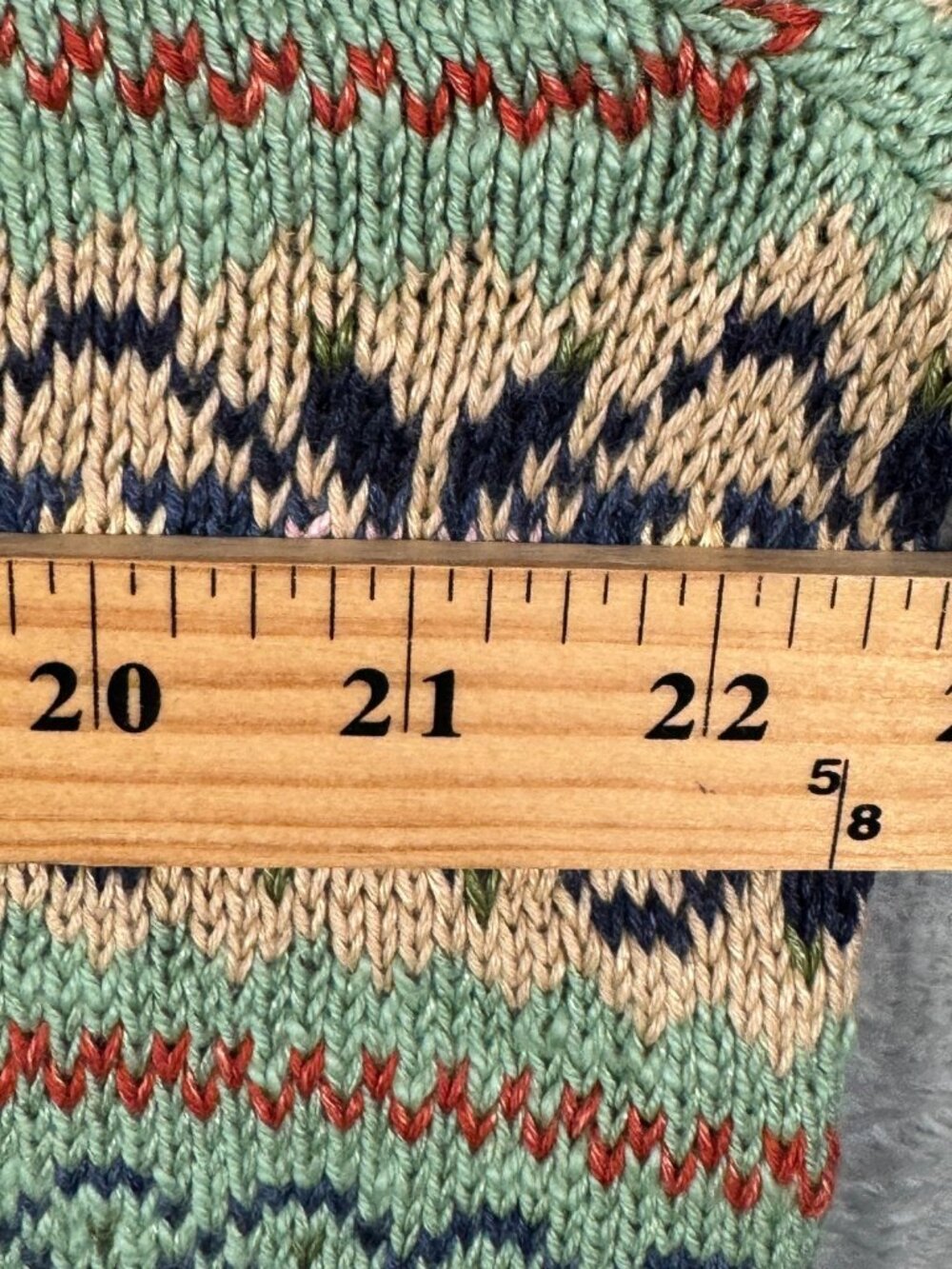 Polo Ralph Lauren Sweater Mens L Green Fair Isle Linen Cashmere Knit Shirt $468 - Picture 7 of 11